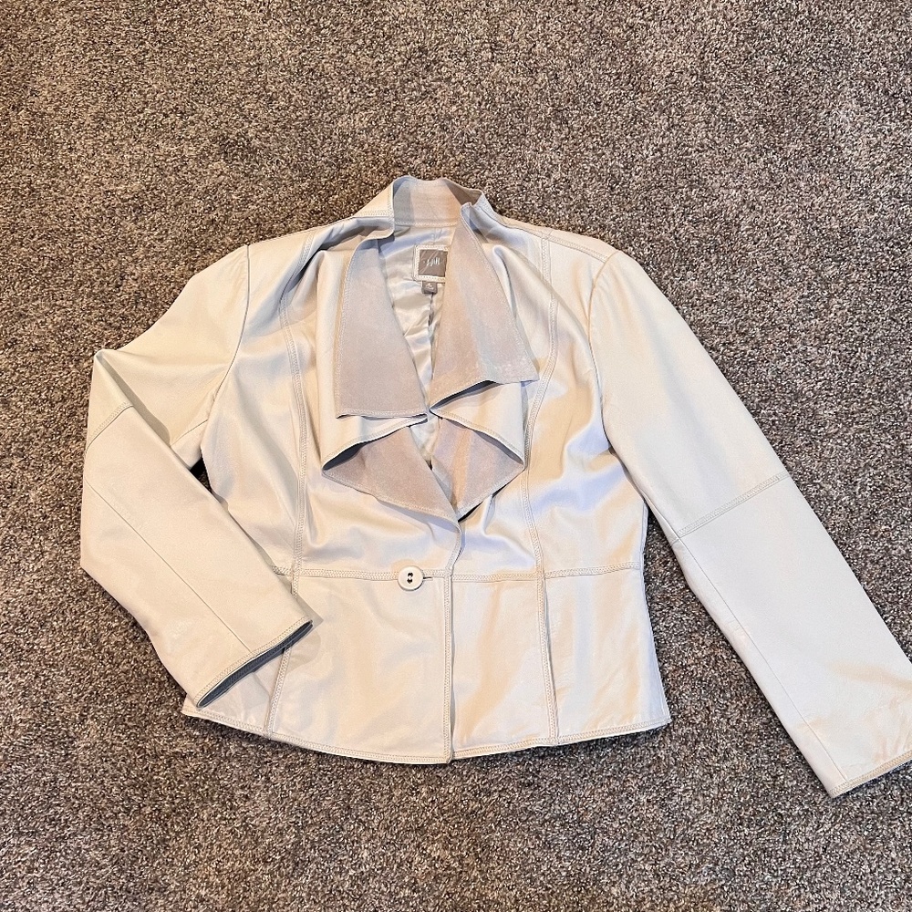 J Jill leather jacket